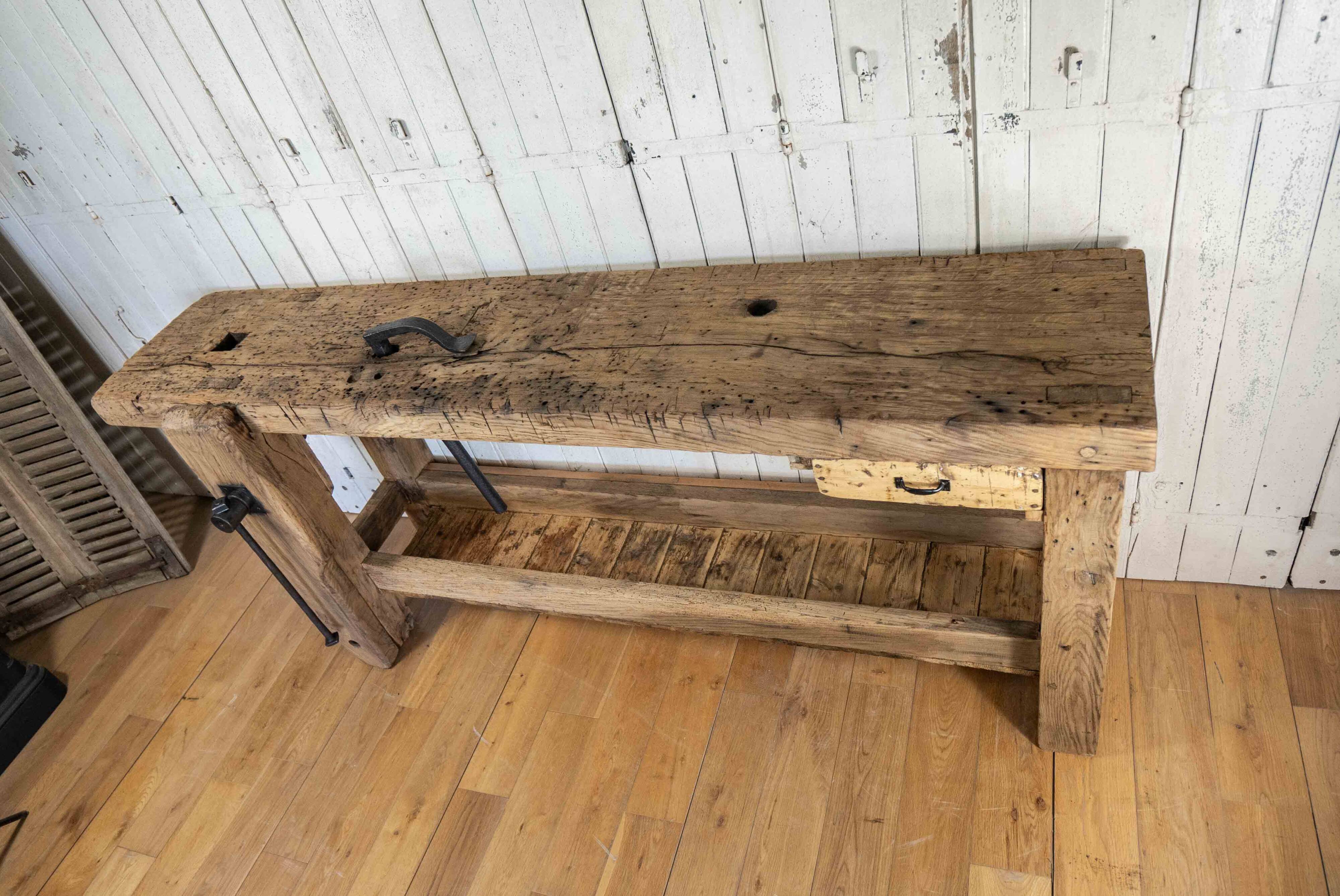 Old restored workbench