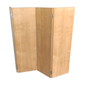 Screen 4 ventaux in elm veneer year 40-50