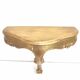 Small golden console
