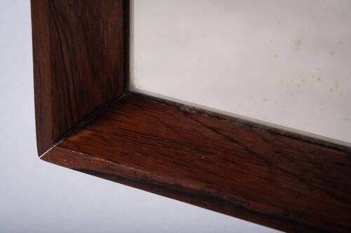 Long Rosewood Wall Mirror, Denmark, 1960s