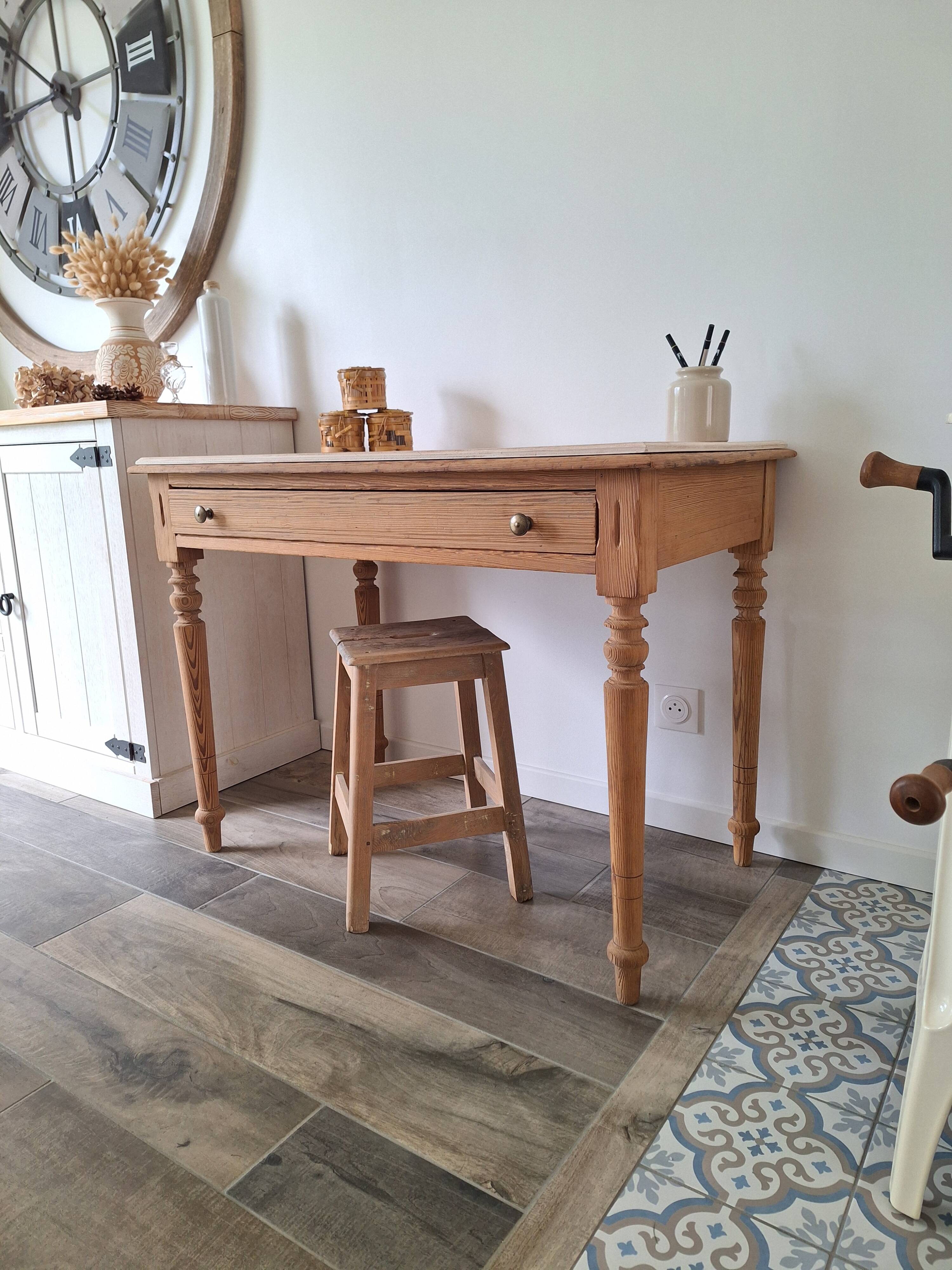 Farmhouse style side table