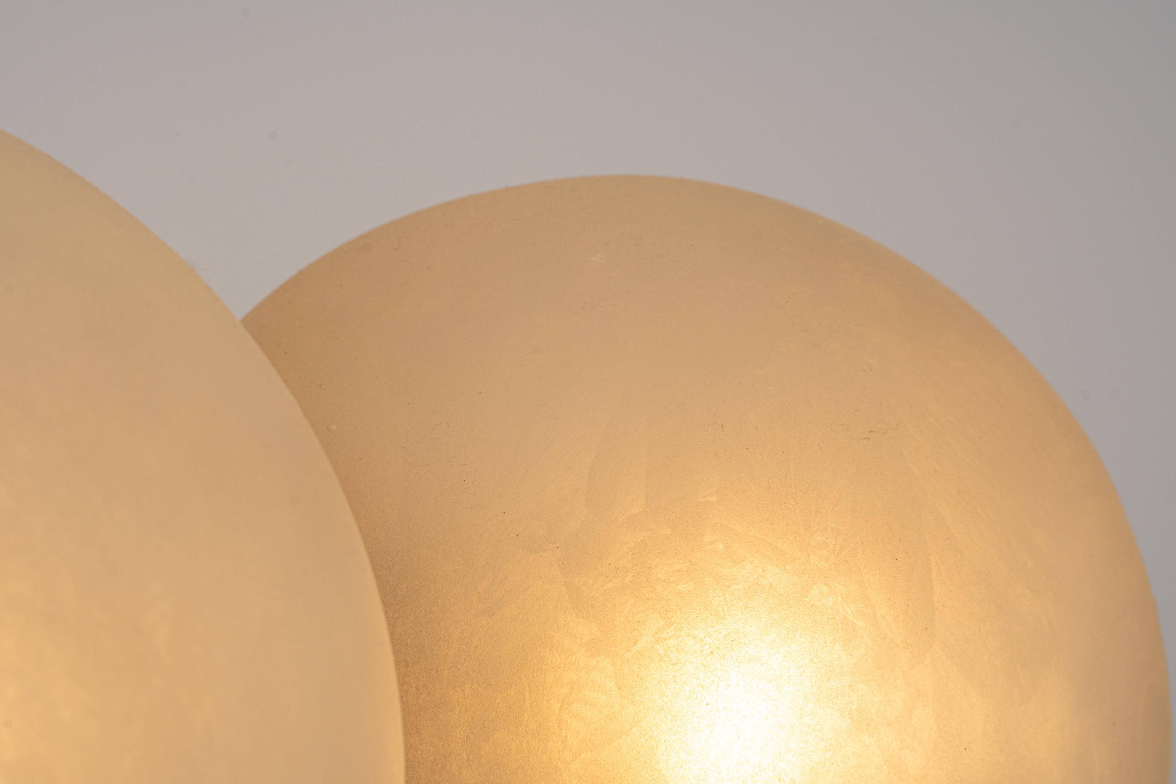 Grand lustre Kaiser Sputnik en globes de verre, Allemagne, années 1970