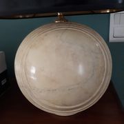 Lampe en céramique façon marbre années 70