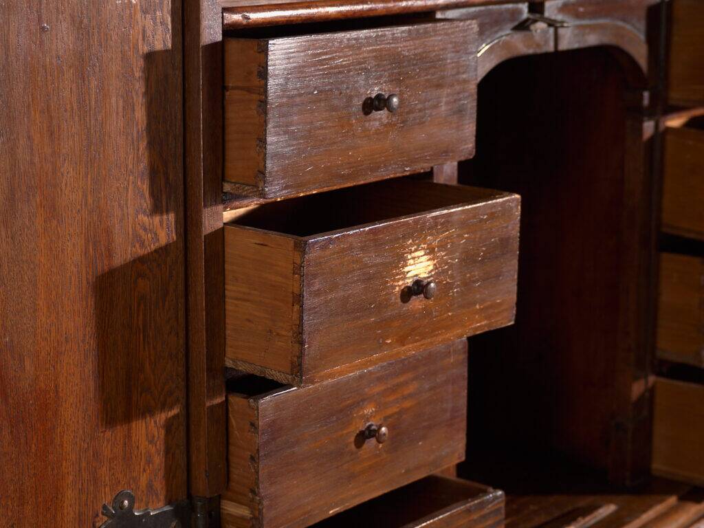 Antique oak secretary – Central Europe, circa 1850