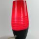 Vintage opaline glass shell-shaped lamp from the 1970s.