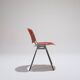 Set de 4 chaises empilables dsc 106 orange, Castelli, G. Piretti, 1970s