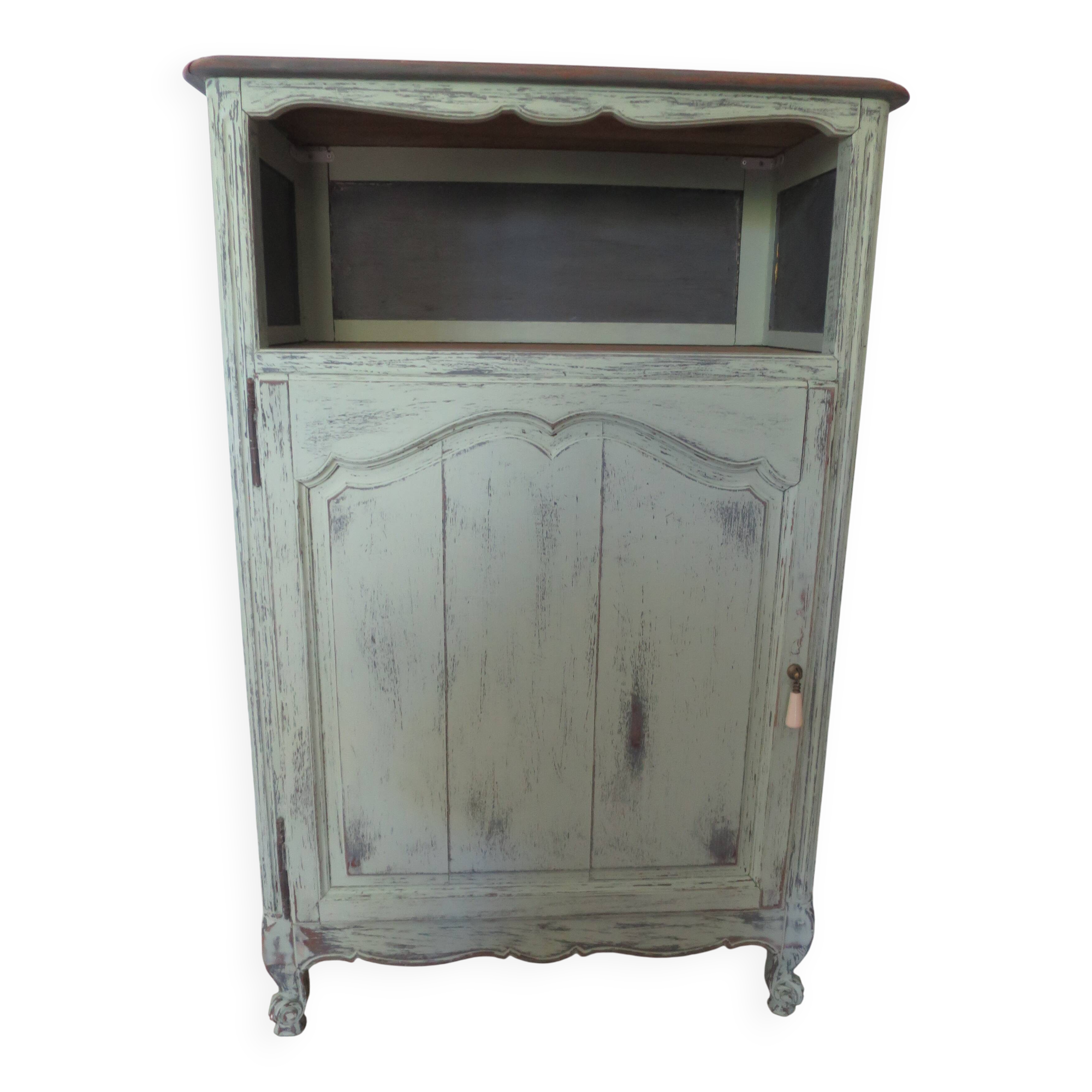Vintage - Jam cupboard - Low sideboard - Rustic / Shabby chic - Solid wood