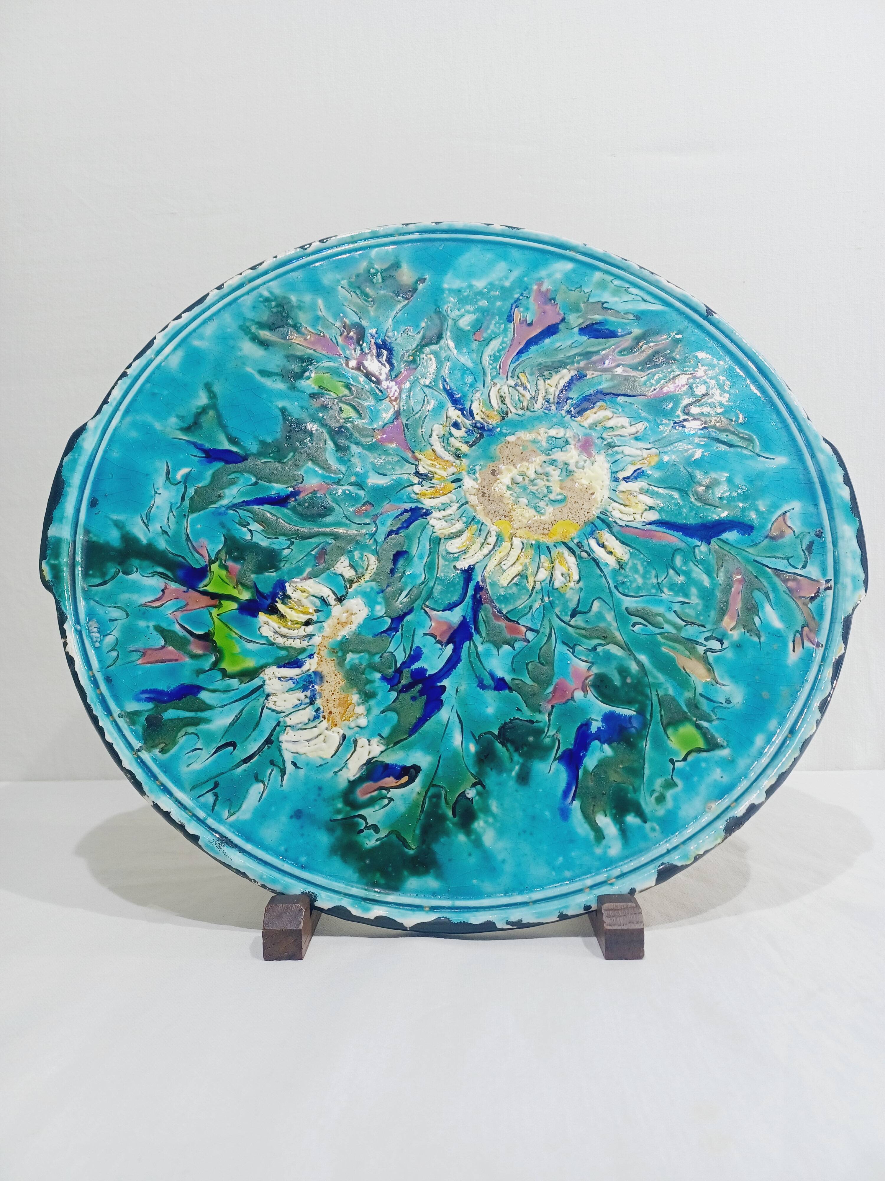 M. Saturnino – Round ceramic dish