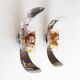 Set (2) of 1970s Murano glass wall sconces by AV Mazzega