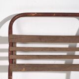 Antique red garden chairs (c.1920). Set of 2 pieces no. 16