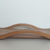 Wooden and bamboo tray