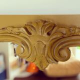 Miroir cadre bois peint