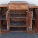 Meuble de rangement en bois ancien