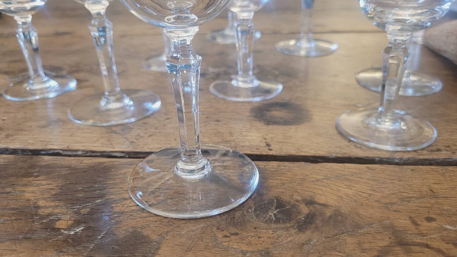 70's stemmed glasses