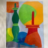 Gouache made by Denis Maillard from 1978