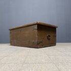 Antique painted Swedish wooden chest