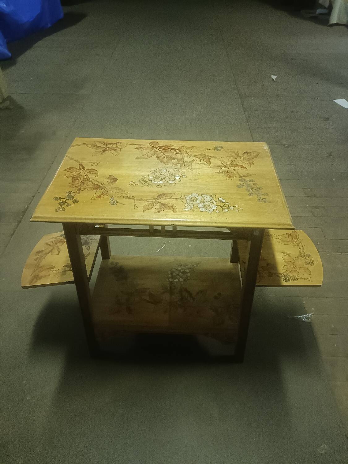 Low table with shutters, circa 1900, Nancy school