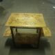 Low table with shutters, circa 1900, Nancy school
