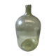 Vintage former lady-jeanne in green glass 10 L broken neck