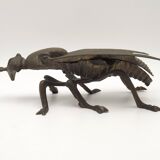 Brass Art Deco fly with movable wings Collection 4288