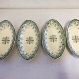 Old raviers, small dishes oval armer