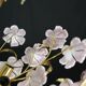 Charming Murano Vintage Chandelier White and Pink Flowers