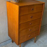 60s teak chest of drawers