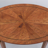 Antique oval france center table, 1870