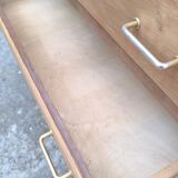 1960 compass foot chest of drawers