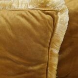 Pair of velvet cushions