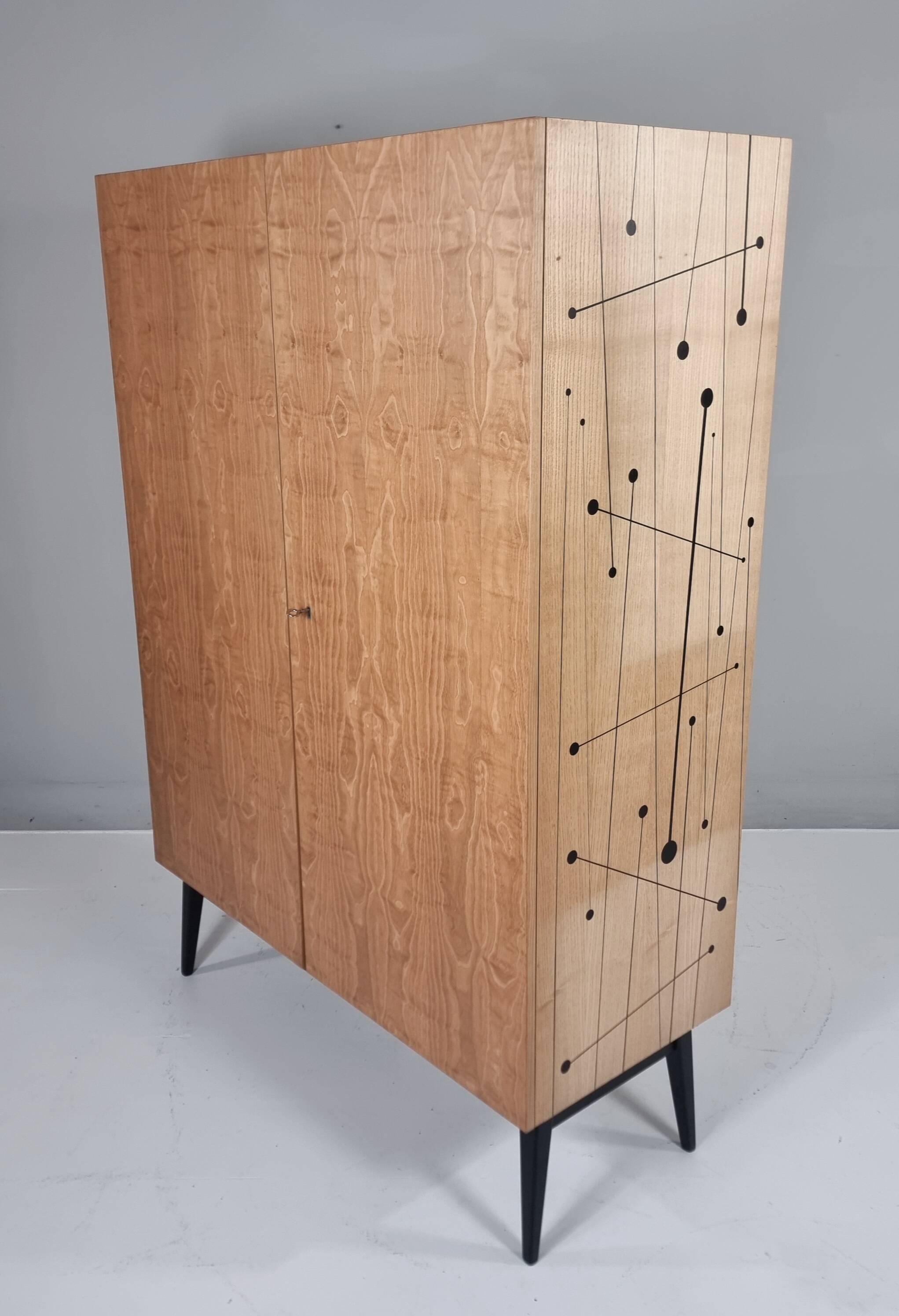 Vintage ash wardrobe, 1970s