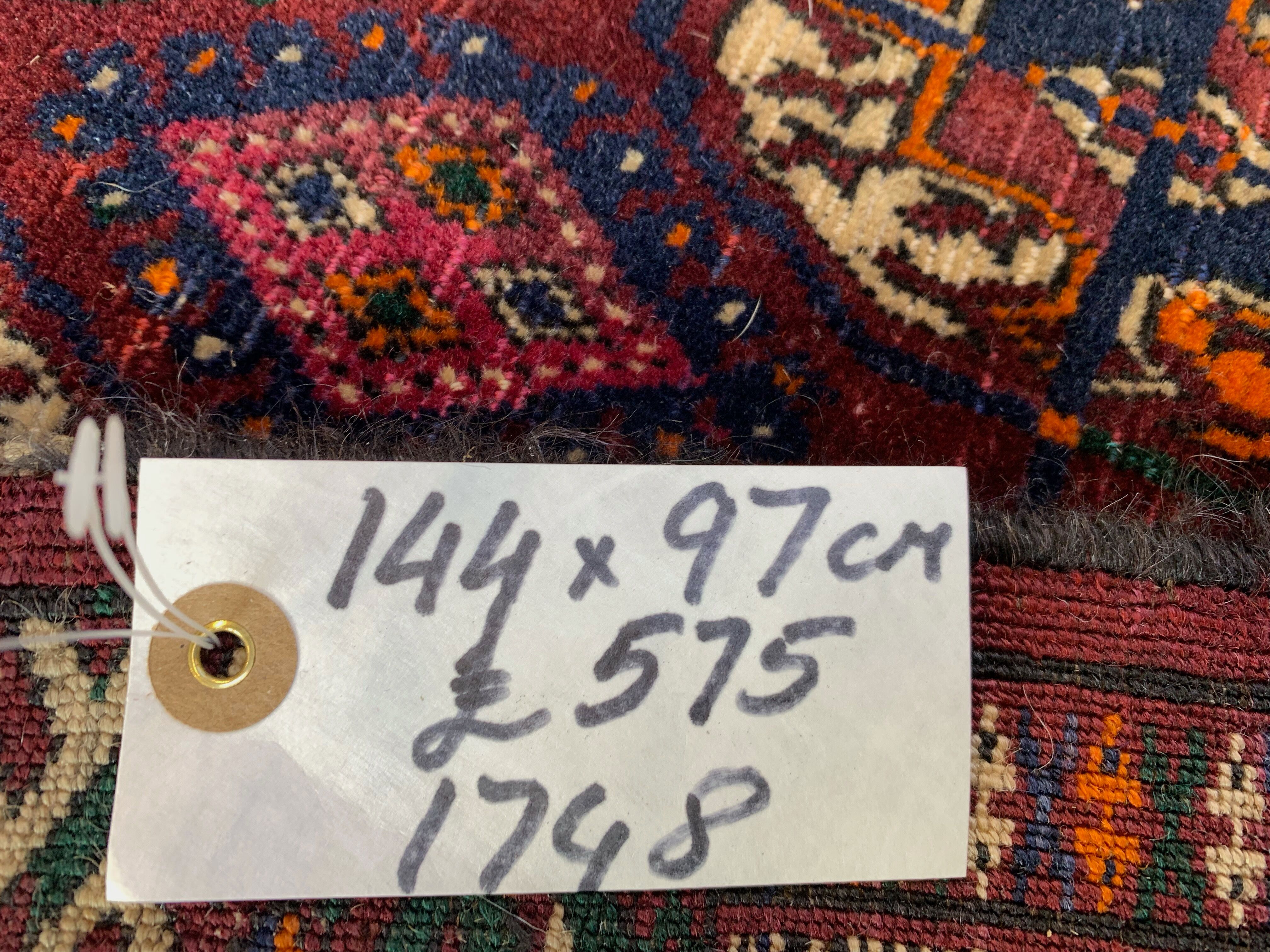 Antique turkmen tekke rug, 144x97 cm turkoman bokhara red black beige