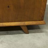 1950s Parisian wardrobe with mirror, 135 x 19 cm