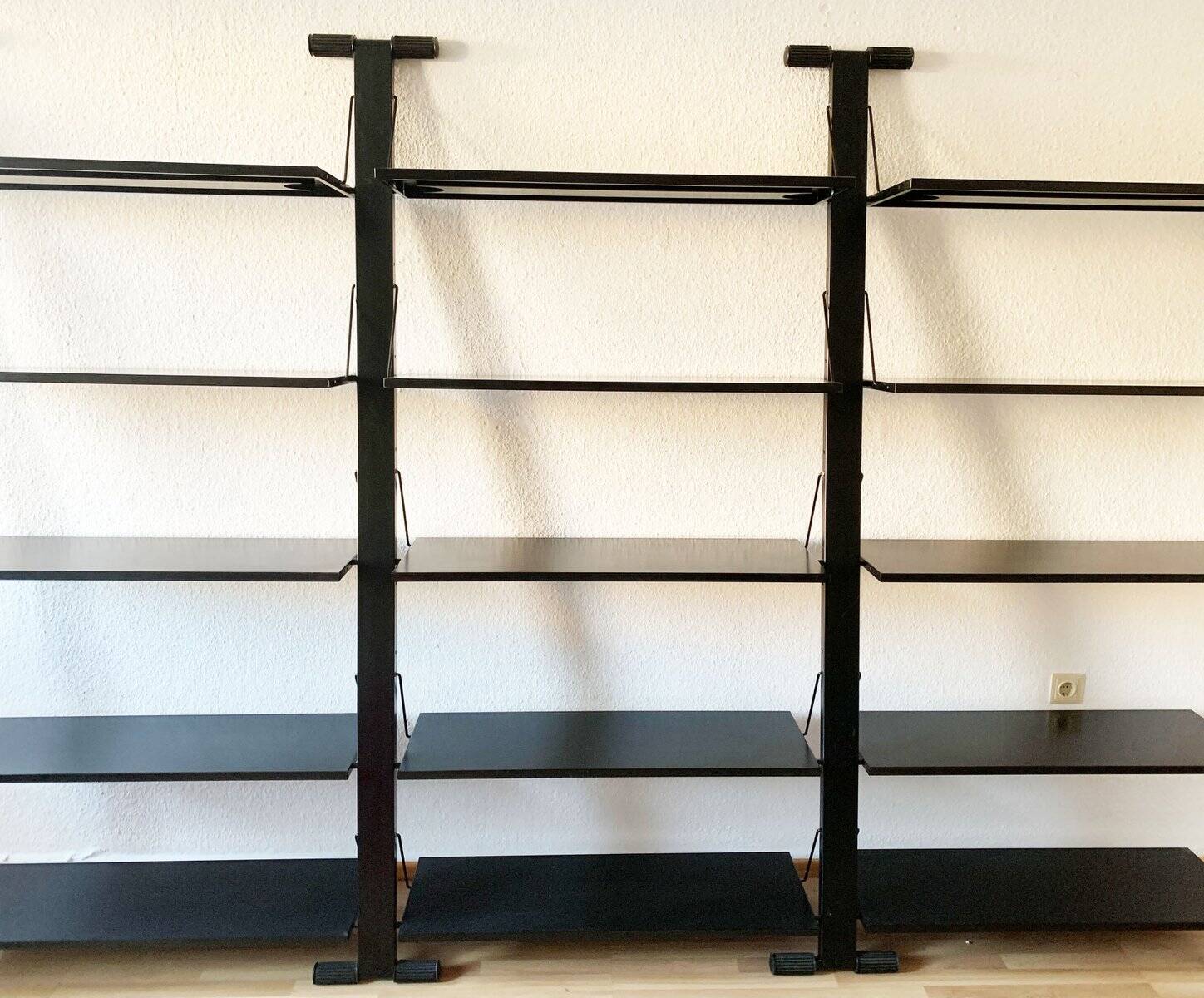 Postmodern Italian graffiti shelf by Rodney Kinsman for Bieffeplast