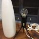Lampe tripode opaline de Louis Kalff pour Philips 1960