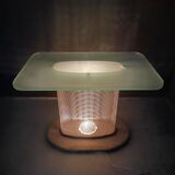 French 1950's  illuminated side table