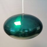Top-class design lamp Model Medio in metal green colour (original) 1966. Jo Hammerborg Denmark