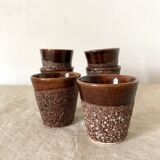 Vintage ceramic espresso coffee cups
