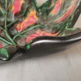 Vintage glazed ceramic trinket bowl