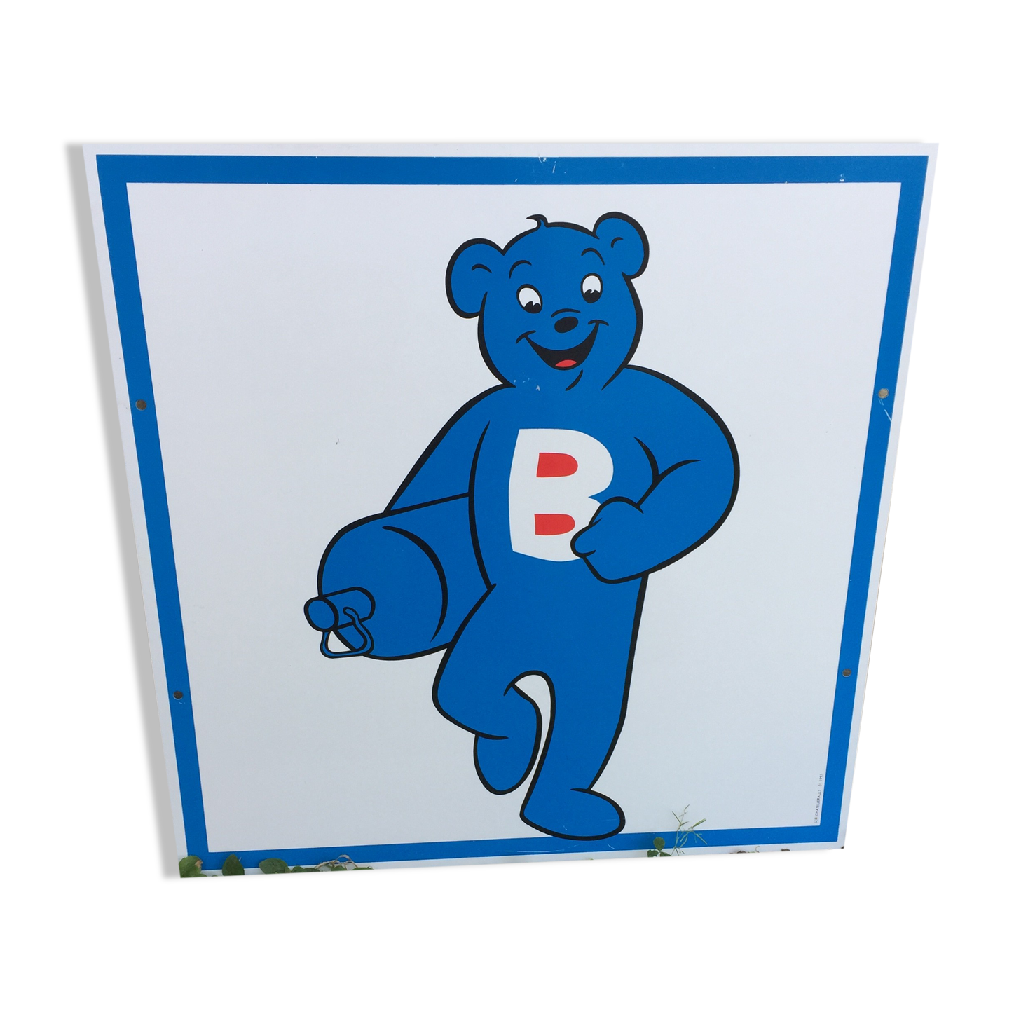 Plaque publicitaire