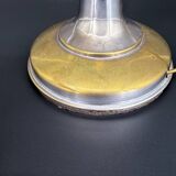 Art Deco desk lamp Pirouett chrome, brass and wood, 1930