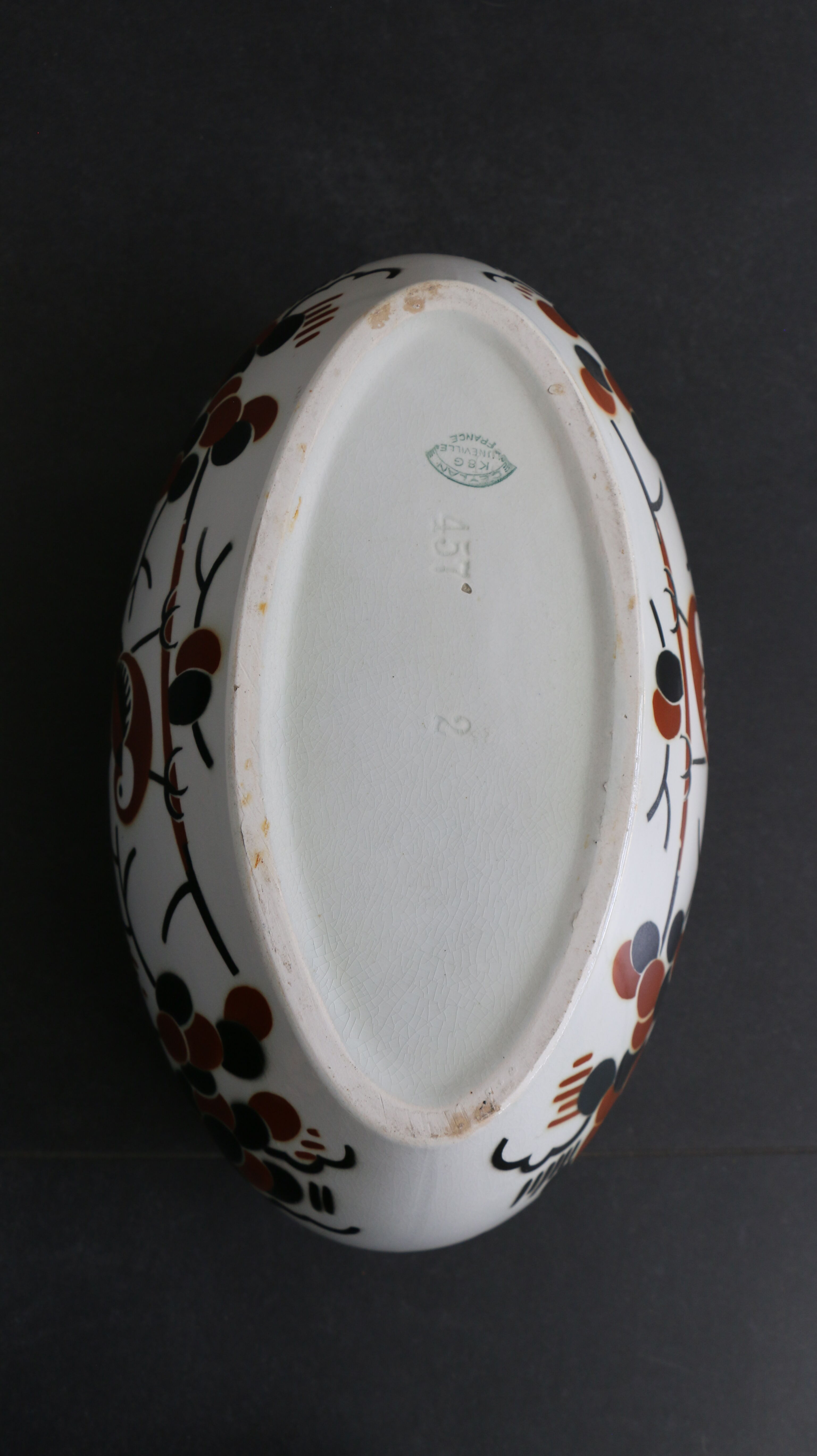 Art Deco planter K & G Lunéville model Ceylon