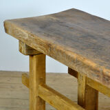 Oak worktable, circa 1930