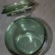 2 Jars l'idéal vintage green and blue