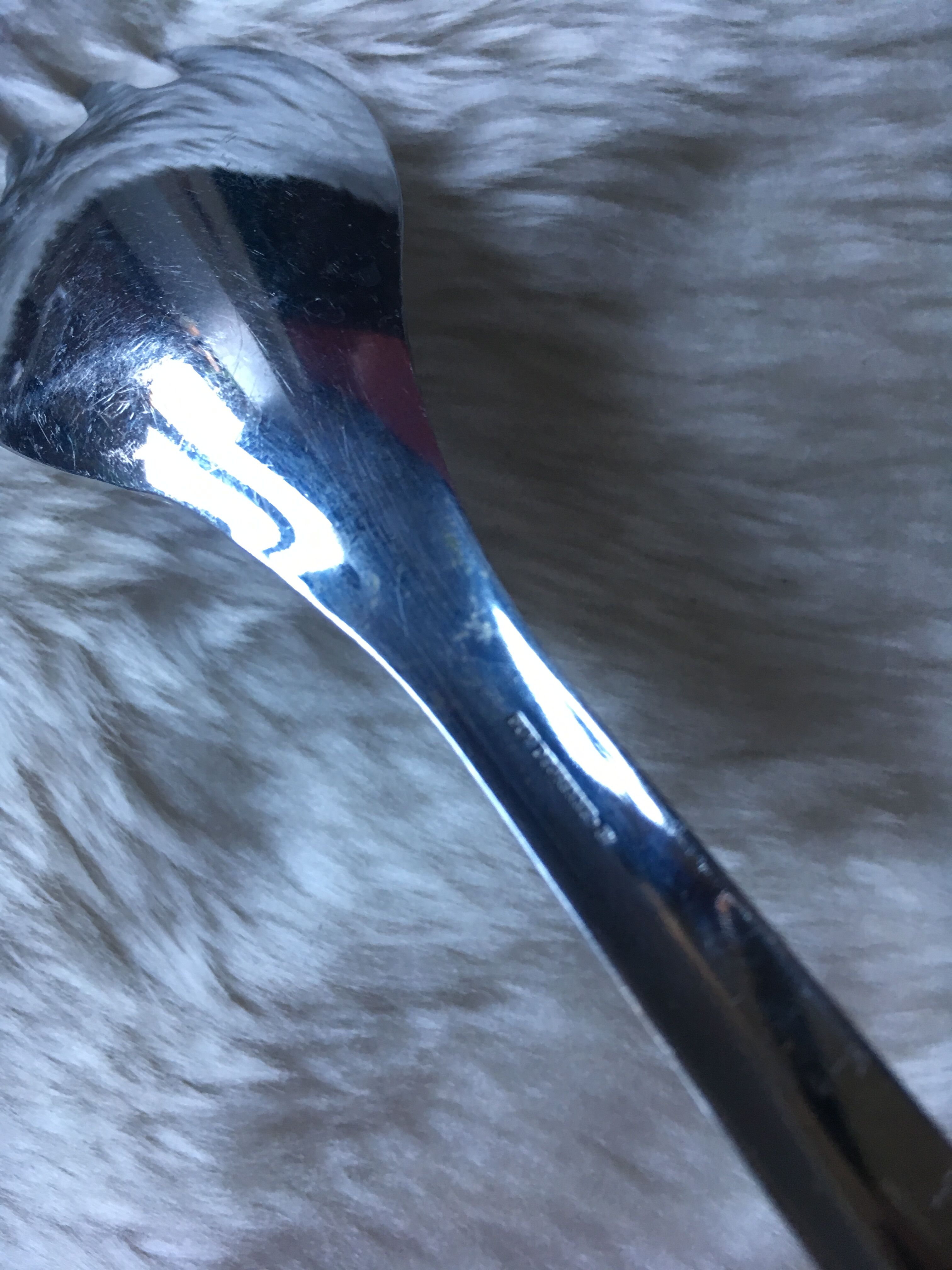 Guy Degrenne salad cutlery in stainless steel and bakelite