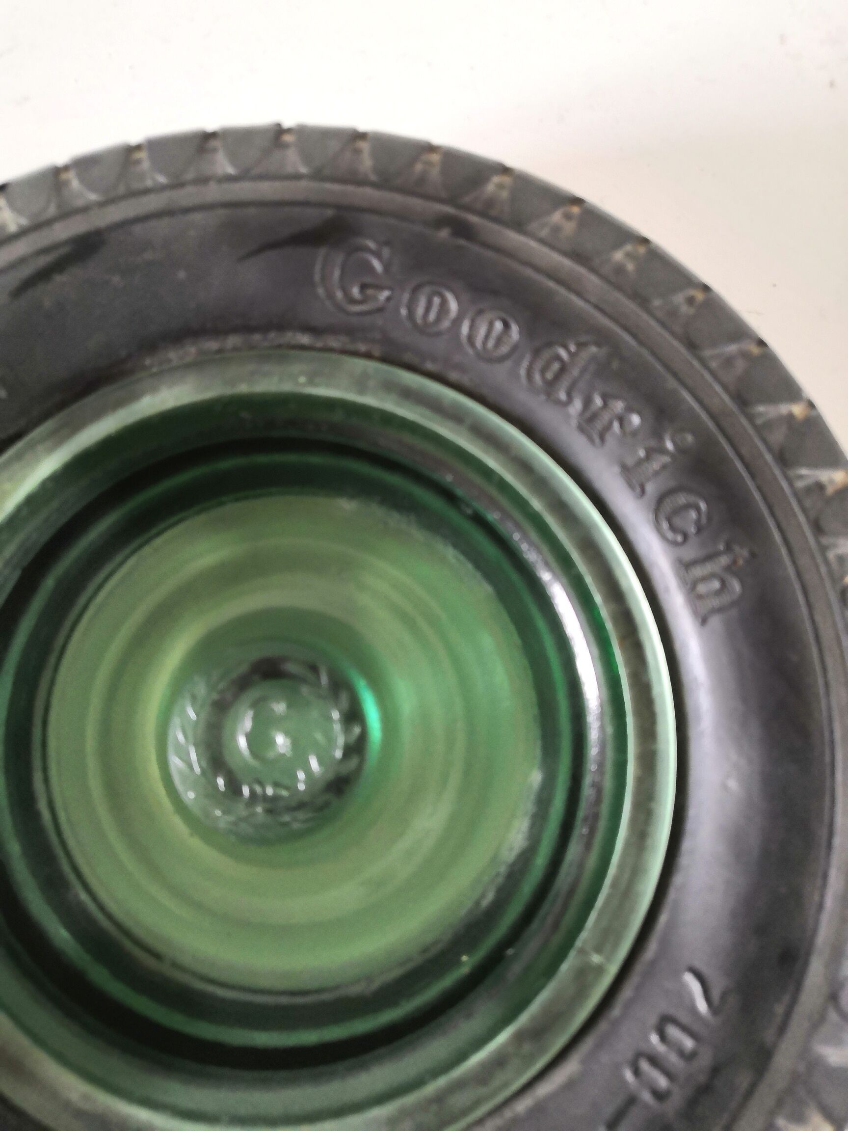 Goodrich tire ashtray design 70s