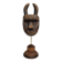 Toma passport mask, antique patinated wood, 16 cm, with stand