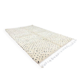 Berber rug in pure wool, black and white, size 150 x 250 cm.