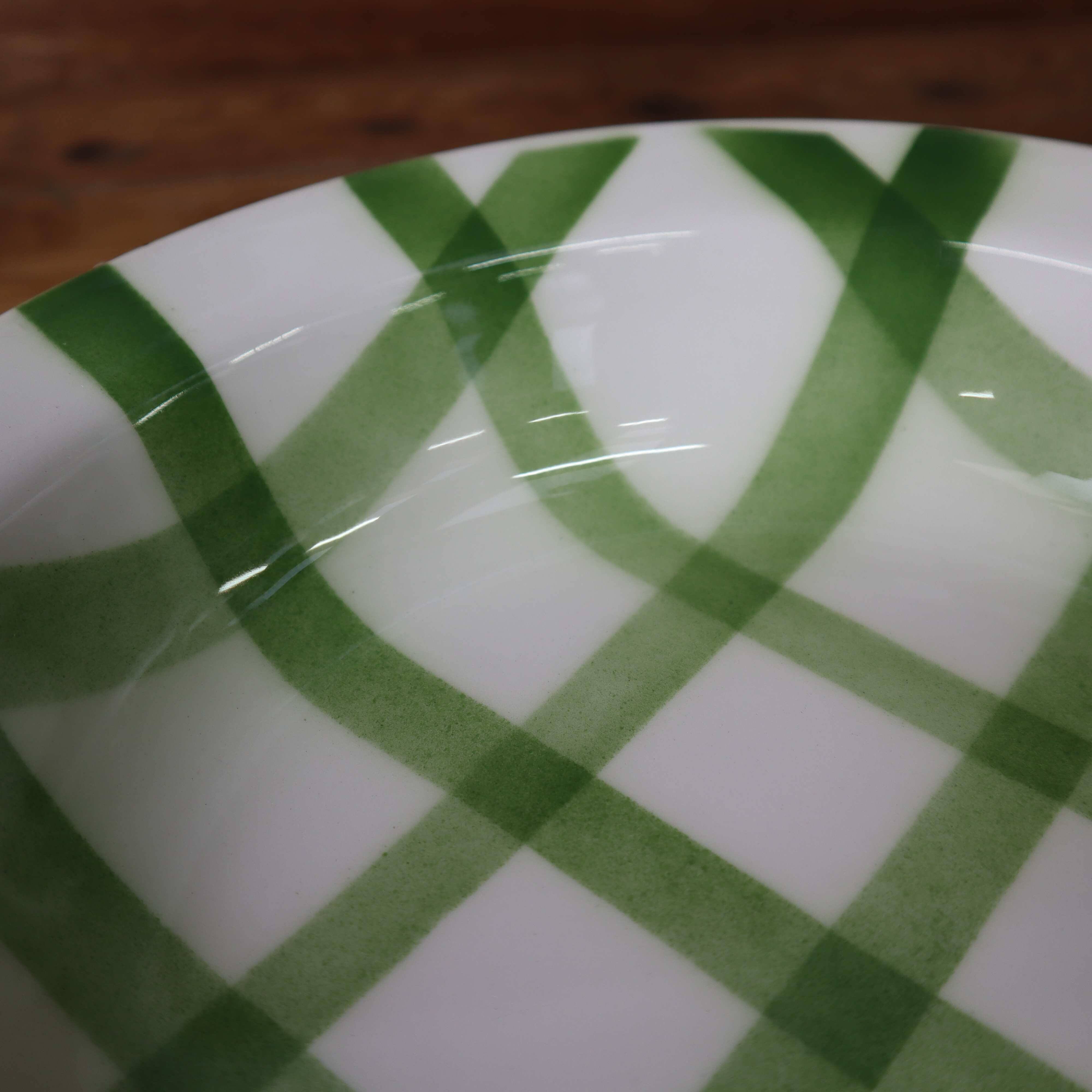 Saladier Moulin Des Loups modèle "Nappe" vert