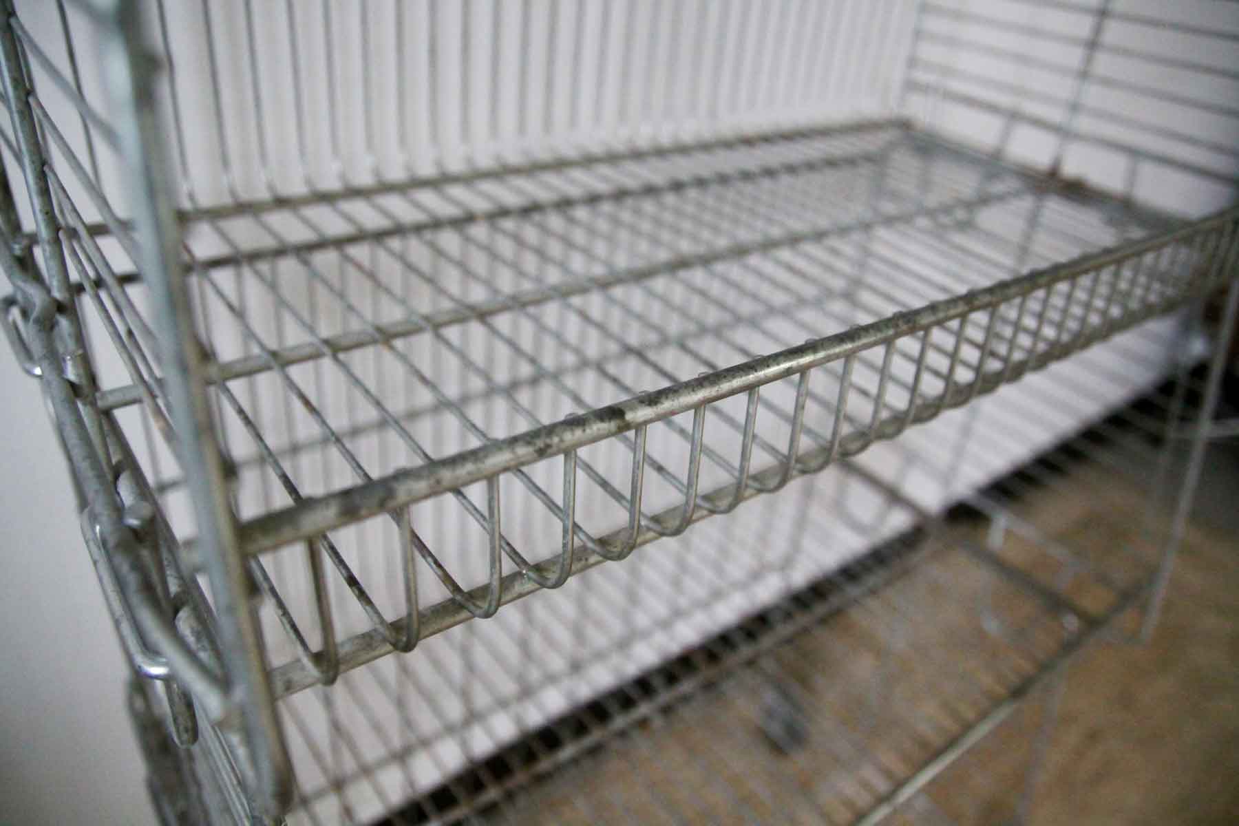 Vintage grocery shelf